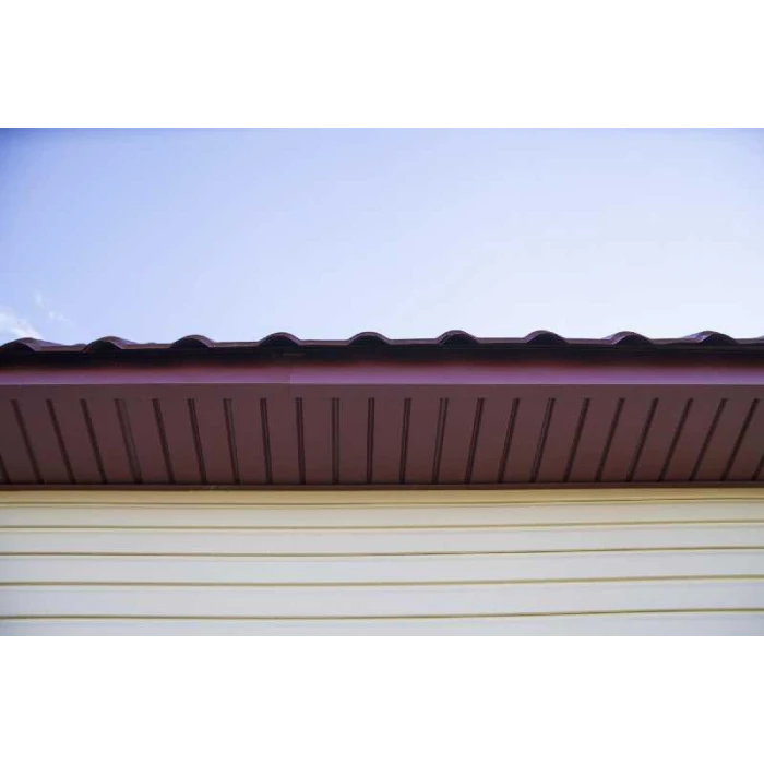 Софит металлический без перфорации 0,5 PurLite Мatt с пленкой RAL 9005 черный